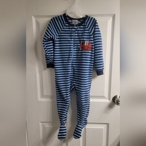 #531 FREE W PURCHASE Duck Duck Goose Truck Footed Onesie sz 3T